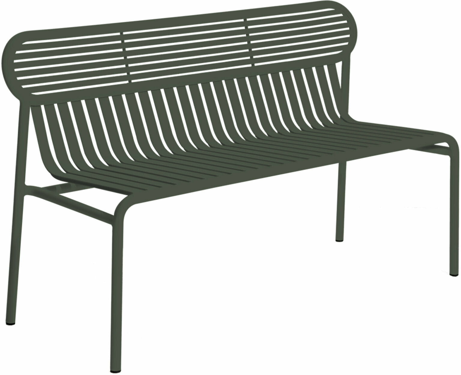 Banc de jardin en aluminium vert bouteille Week-End - Petite Friture — 234172.jpg