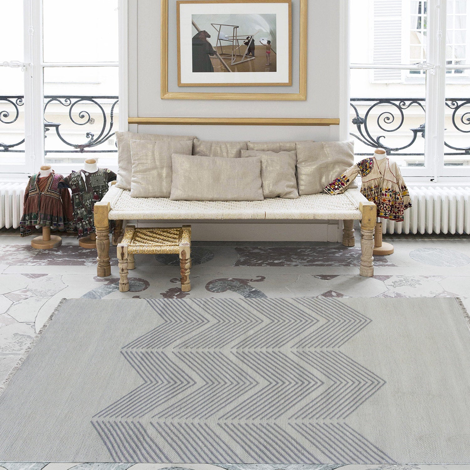 Tapis gris 230x160 cm Zig Zag - Edito — 23695.jpg