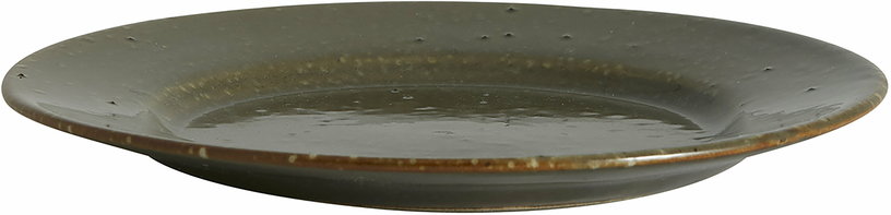 assiette-a-gateaux-en-ceramique-vert-fonce-grawa-nordal-1