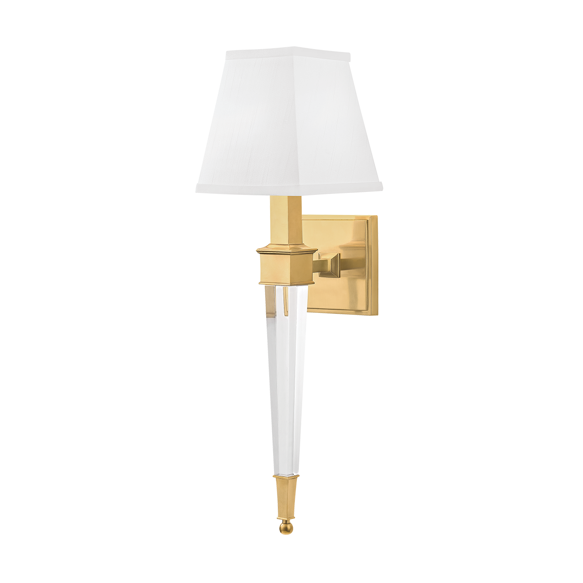 Applique murale en laiton laiton vieilli 15x52cm Ruskin - Hudson Valley Lighting