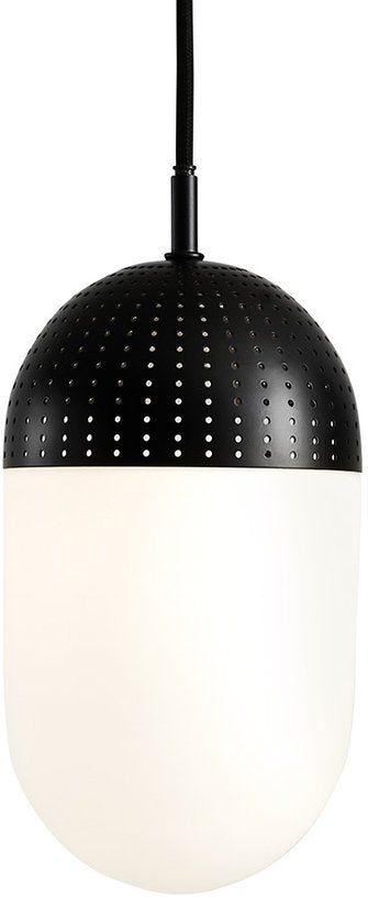 suspension-en-metal-noir-et-verre-opale-12x21cm-dot-l-noir-woud-1