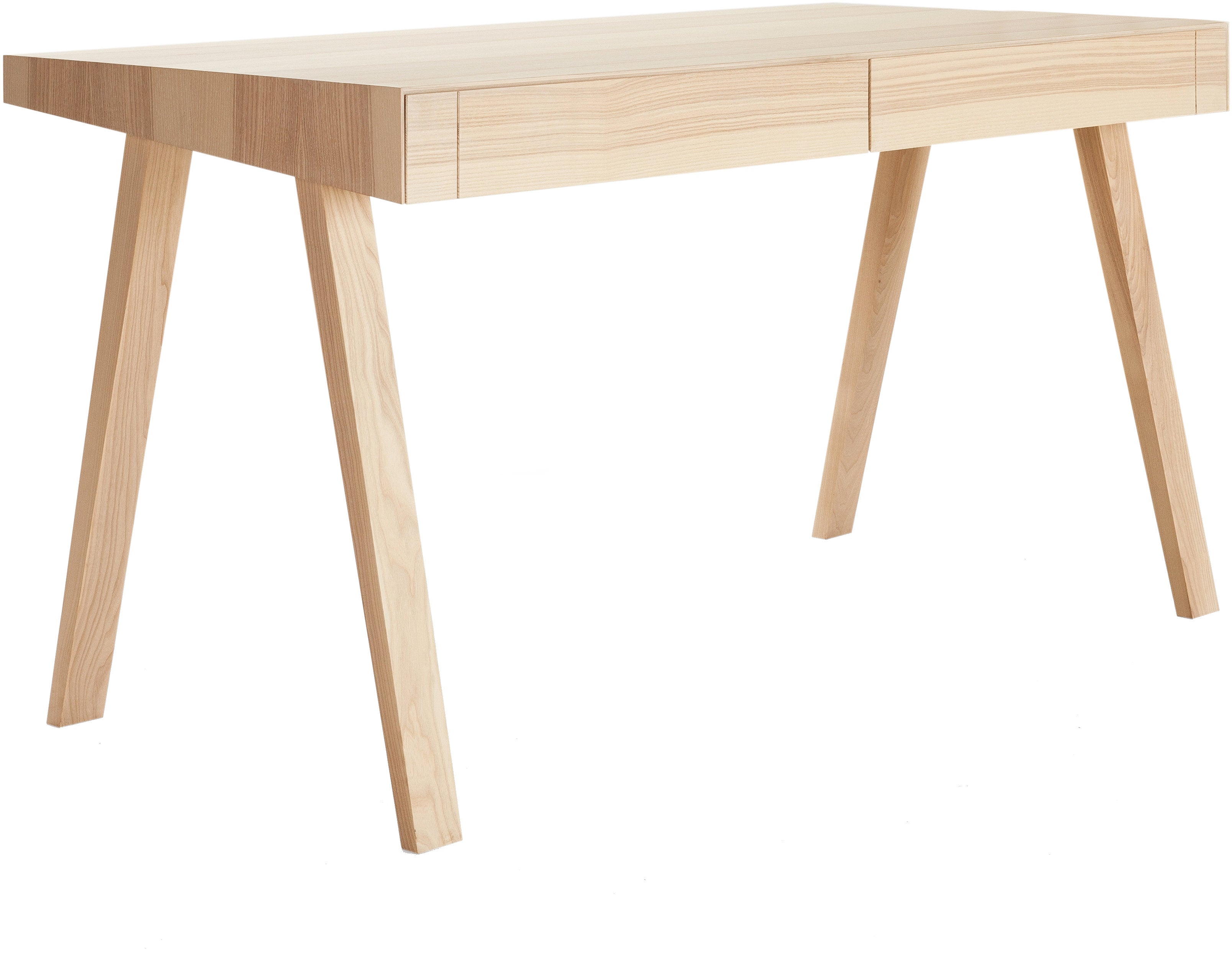 Bureau en bois lituanien 140 cm 4.9 Drawers - Emko
