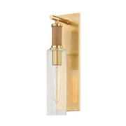Applique murale en laiton laiton vieilli 12x44cm Eastchester - Hudson Valley Lighting