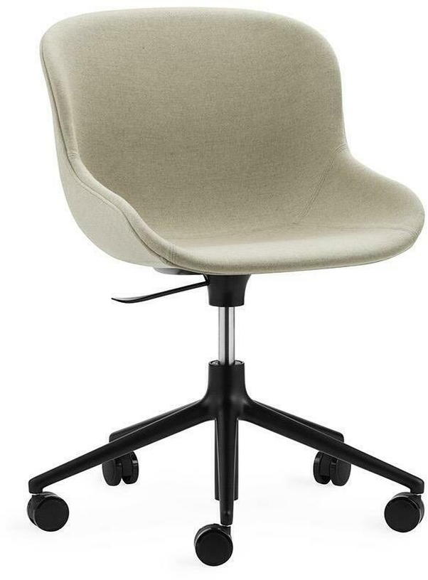 chaise-pivotante-5-roues-en-aluminium-et-pp-avec-tissu-beige-hyg-normann-copenhagen-3-1