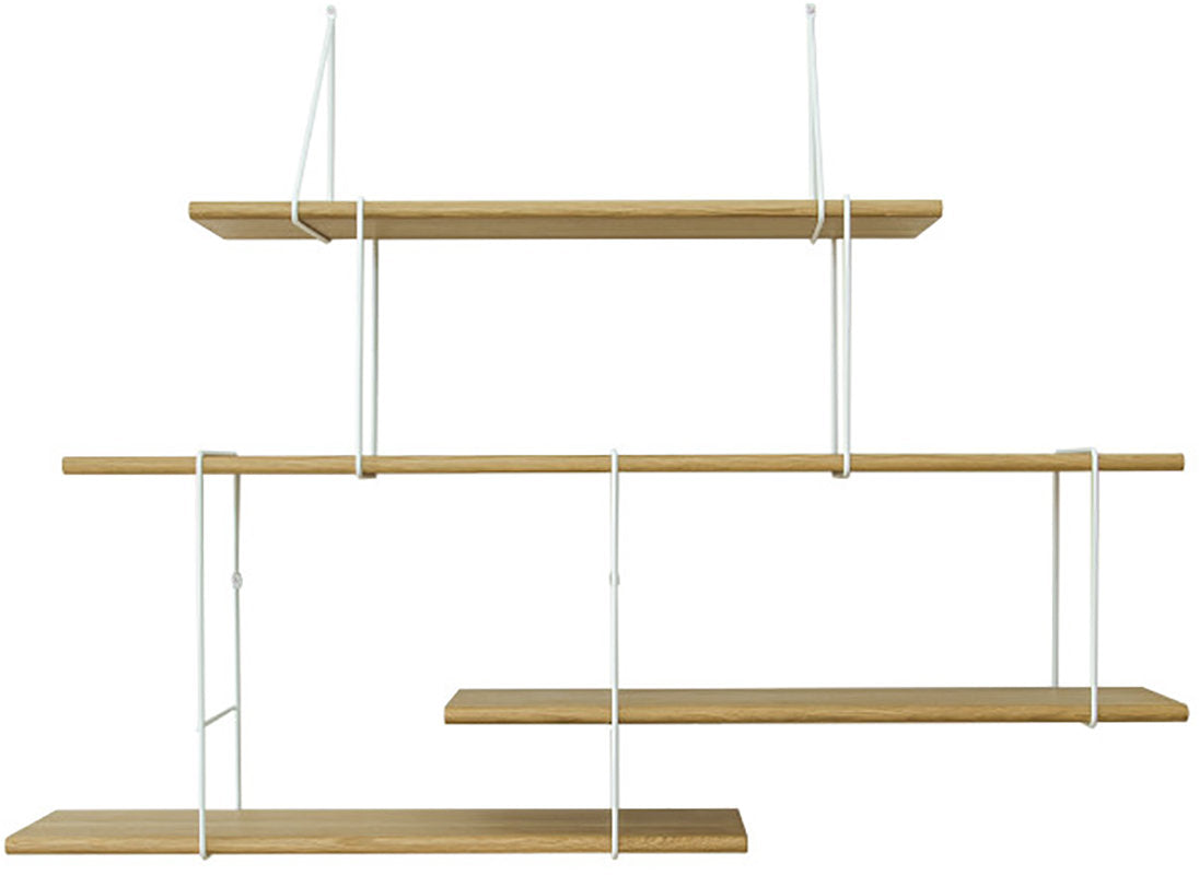 Étagère en chêne et acier blanc setup 2 Link - Studio Hausen — 26931.jpg