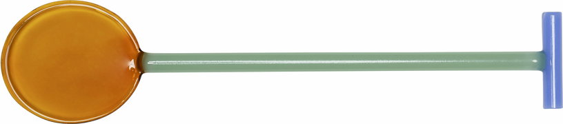 2-cuilleres-de-service-en-verre-orange-et-vert-crave-hubsch-2