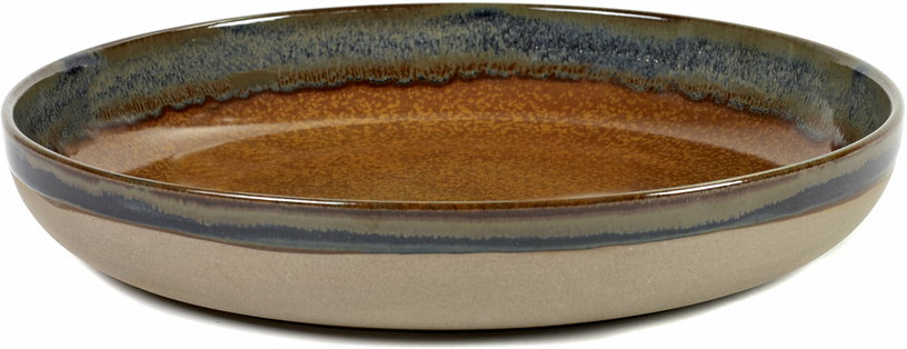 plat-en-gres-marron-32cm-surface-serax-1