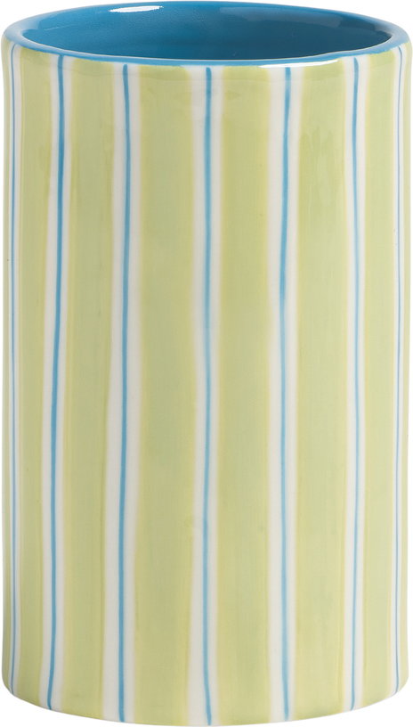 vase-raye-en-porcelaine-vert-et-bleu-12-cm-ray-klevering-1