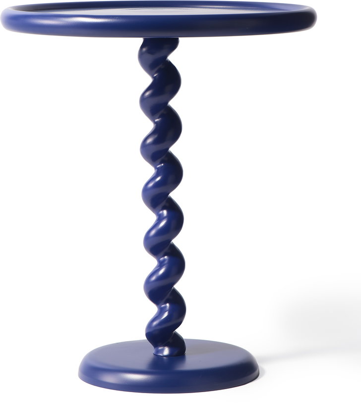 table-d-appoint-bleue-fonce-laquee-twister-pols-potten-1