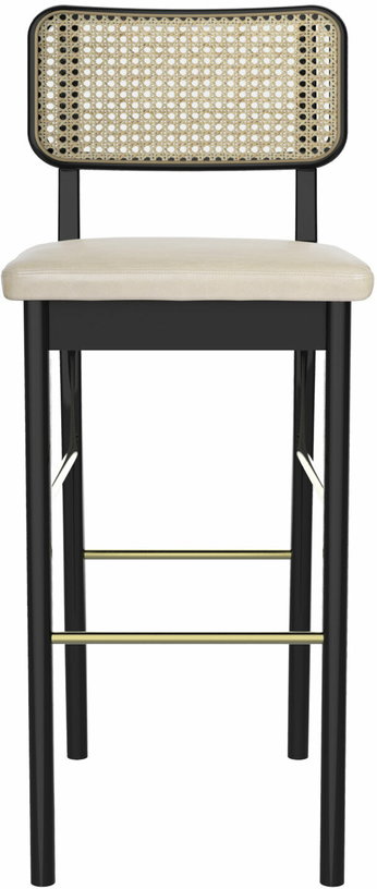 chaise-haute-en-chene-noir-et-cuir-vanille-cannage-red-edition-1