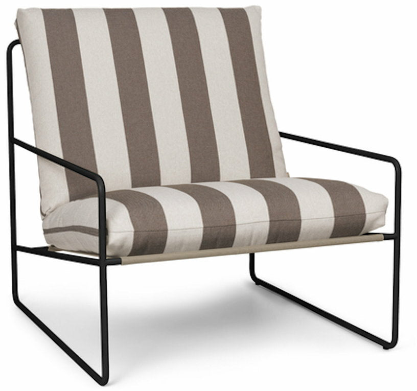 fauteuil-en-vinyl-raye-et-acier-noir-78-x-93-cm-desert-stripe-stripe-ferm-living-2