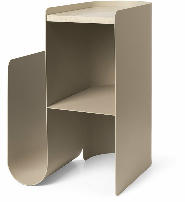 table-d-appoint-en-acier-beige-et-marbre-vault-ferm-living-2