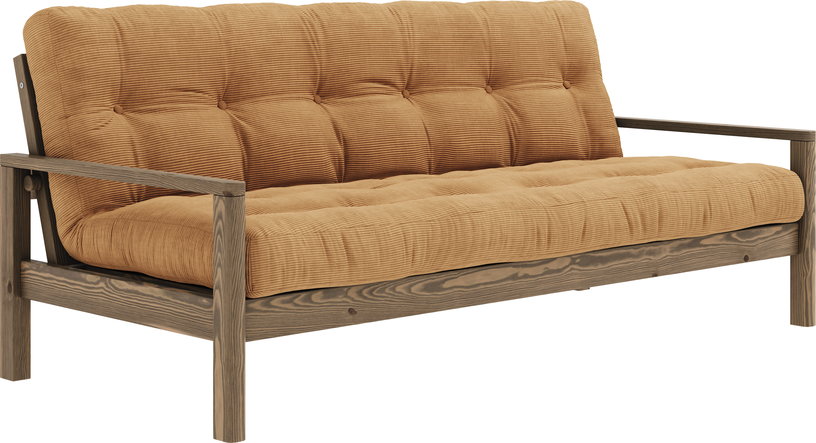 canape-lit-en-bois-fonce-et-velours-cotele-marron-fudge-knob-karup-design-1