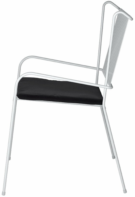 chaise-de-jardin-avec-accoudoirs-en-acier-blanc-et-coussin-noir-capri-cools-collection-2