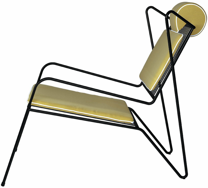 chaise-lounge-en-acier-noir-et-coussins-jaune-capri-easy-cools-collection-2