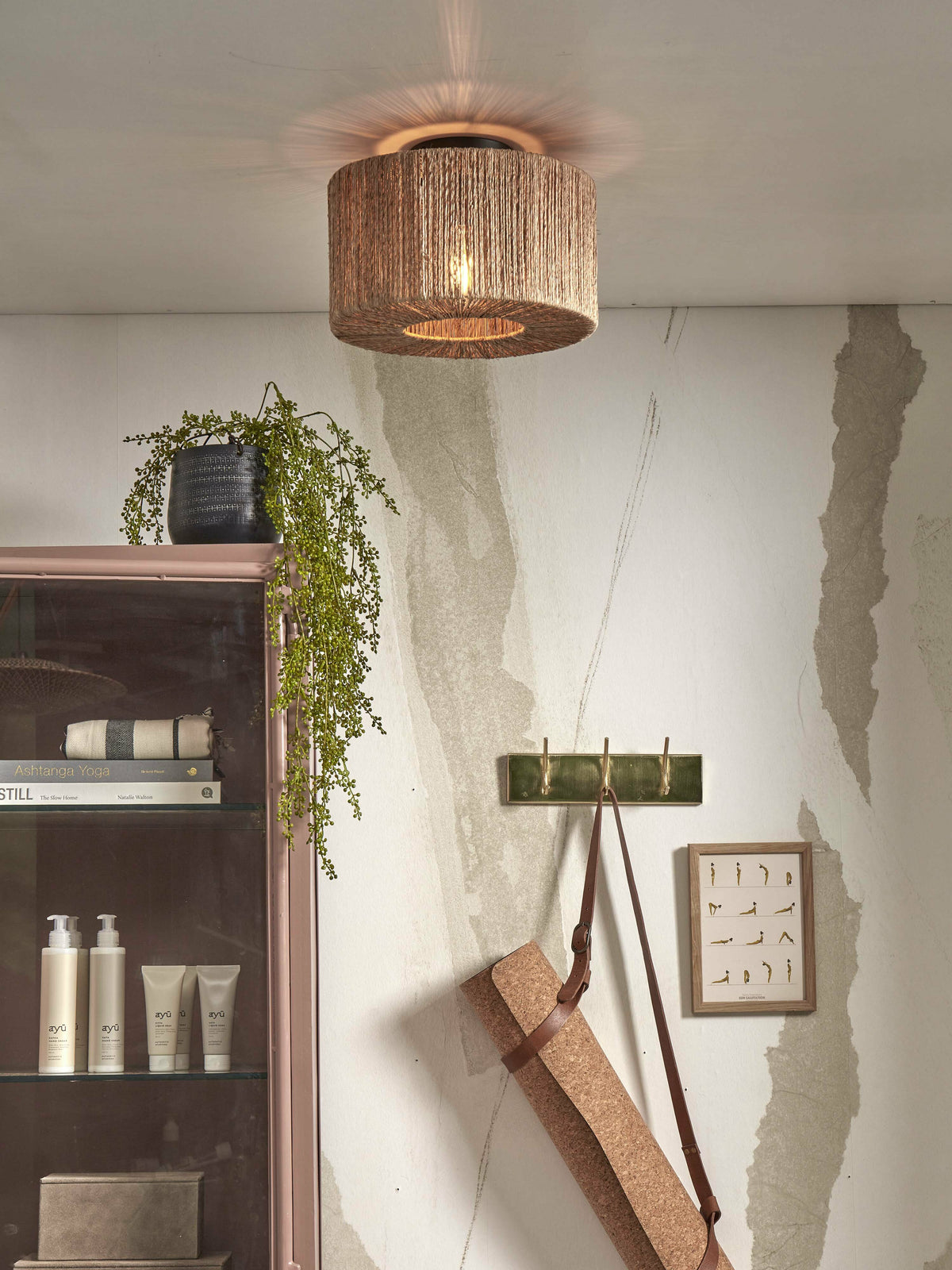 Plafonnier en bambou naturel 30x16 cm Iguazu - Good & Mojo — 293368.jpg