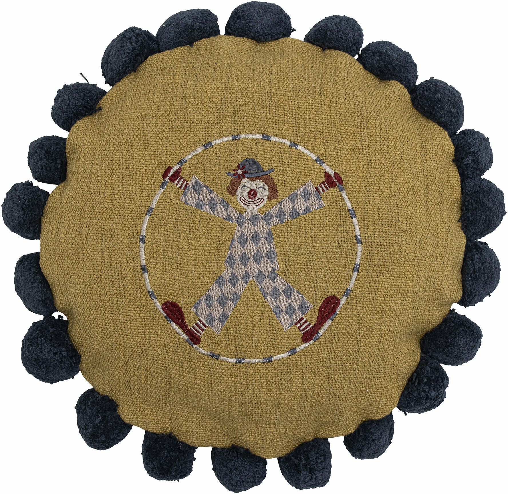 Seamus Coussin Jaune Coton - Bloomingville Mini — 297449.jpg