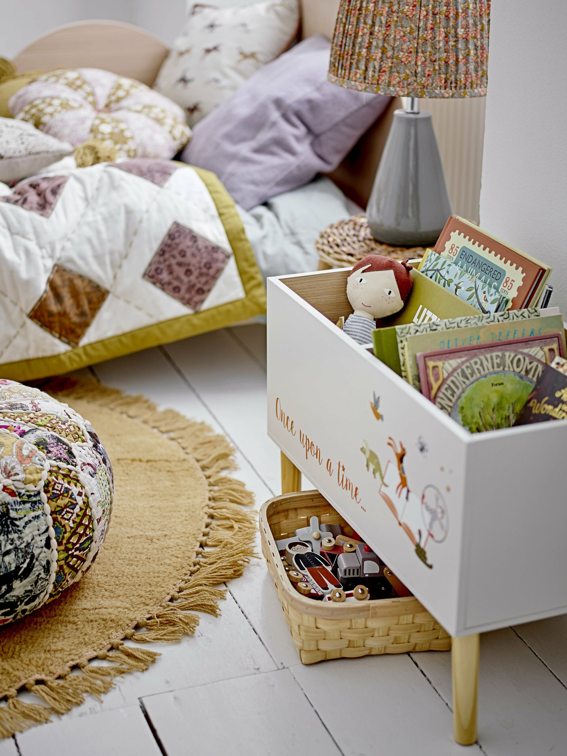 Coussin Madlen Coton Marron - Bloomingville Mini — 297466.jpg