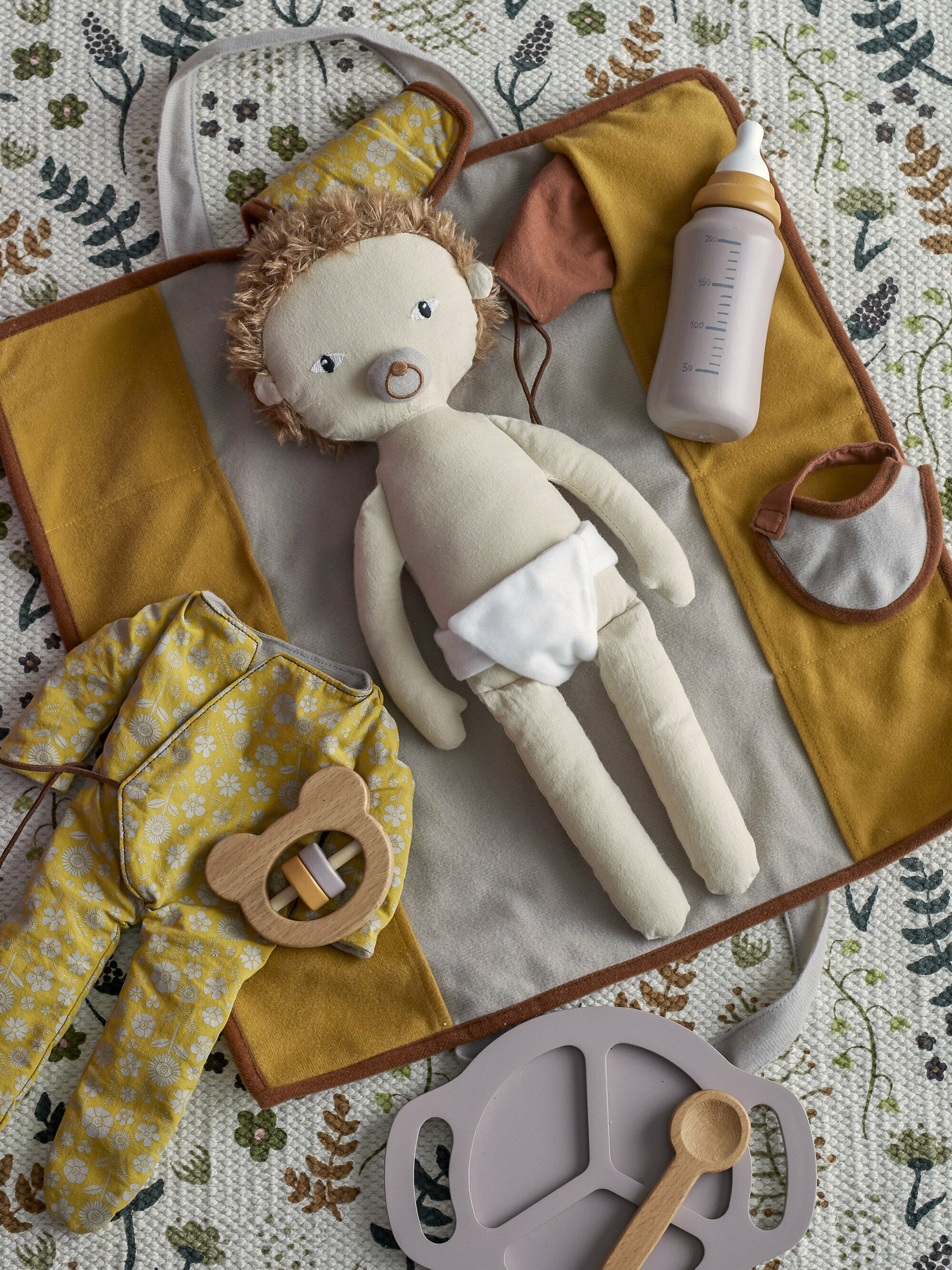 Poupée Nalle Coton Marron - Bloomingville Mini — 297507.jpg