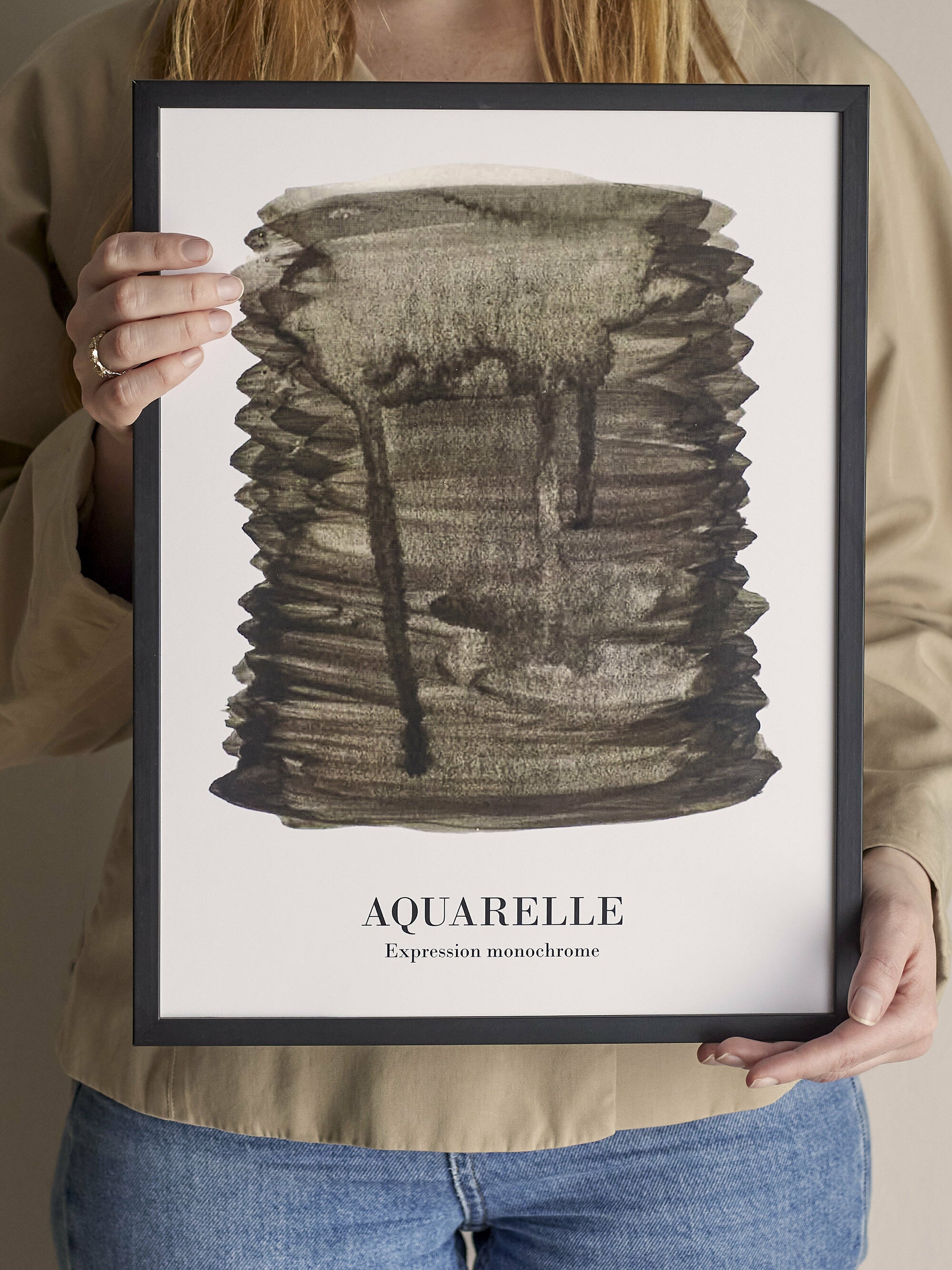 Illustration Ravenna avec cadre Pin noir - Bloomingville — 297891.jpg