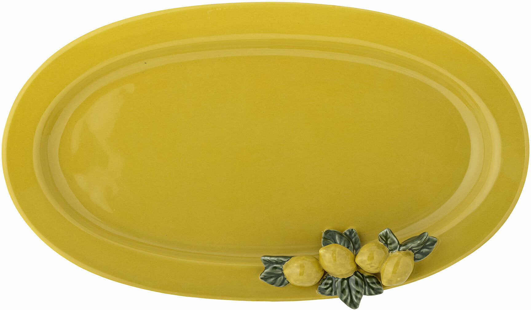 Assiette de service Limone Grès jaune - Bloomingville — 297905.jpg