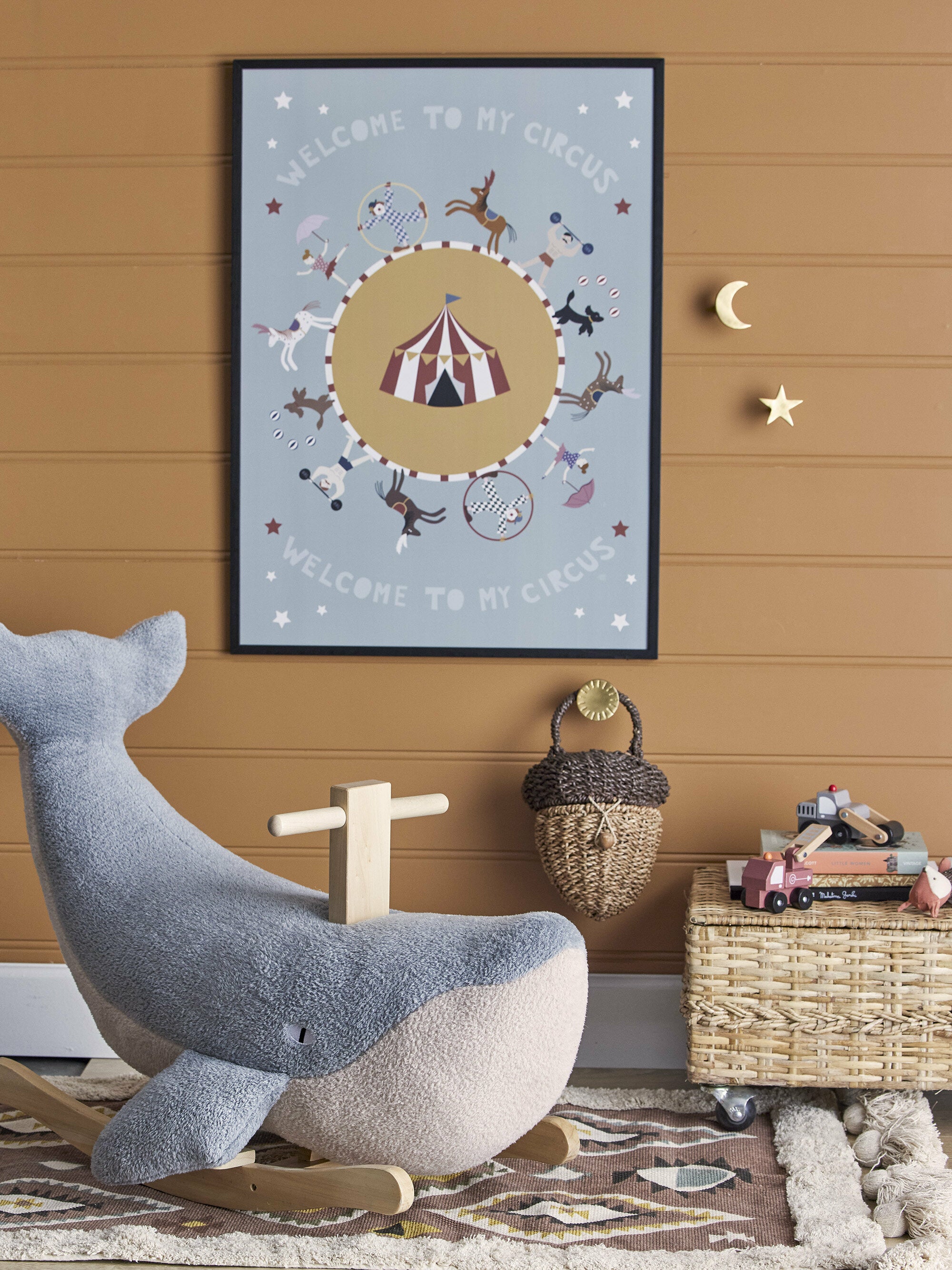 Illustration Maximo Avec Cadre Pin Noir - Bloomingville Mini — 298113.jpg