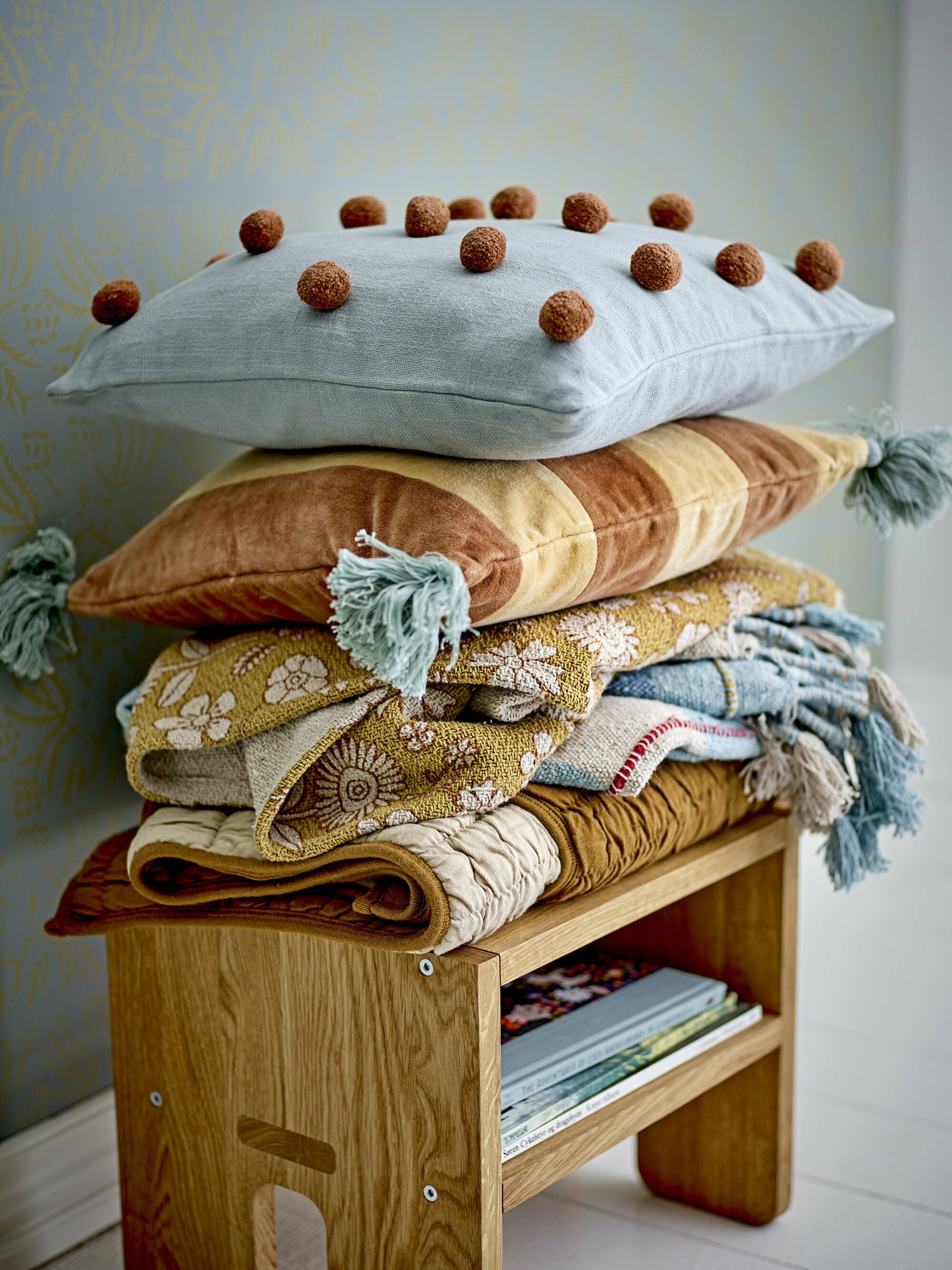 Hei Coussin Marron Coton - Bloomingville Mini — 298588.jpg