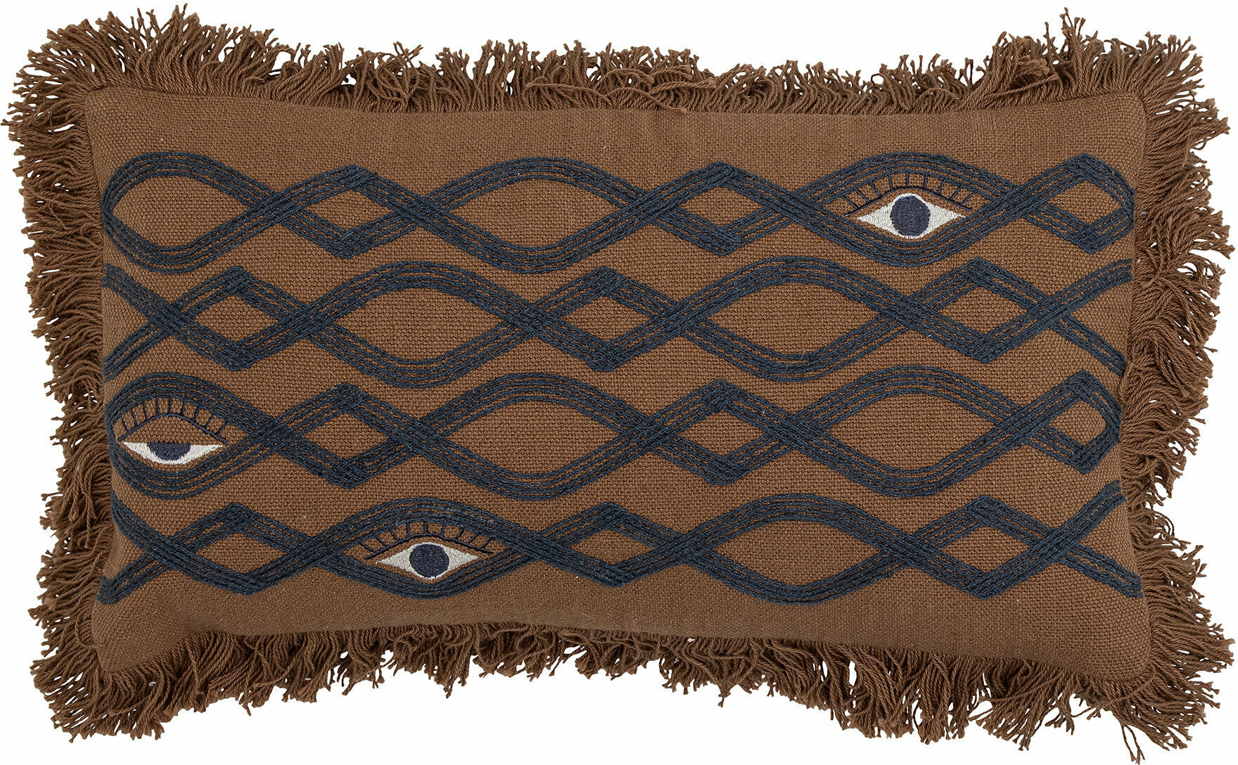 Galia Coussin Marron Coton - Bloomingville — 299036.jpg