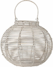 Lanterne Malua avec verre en rotin blanc Bloomingville — 299082.jpg