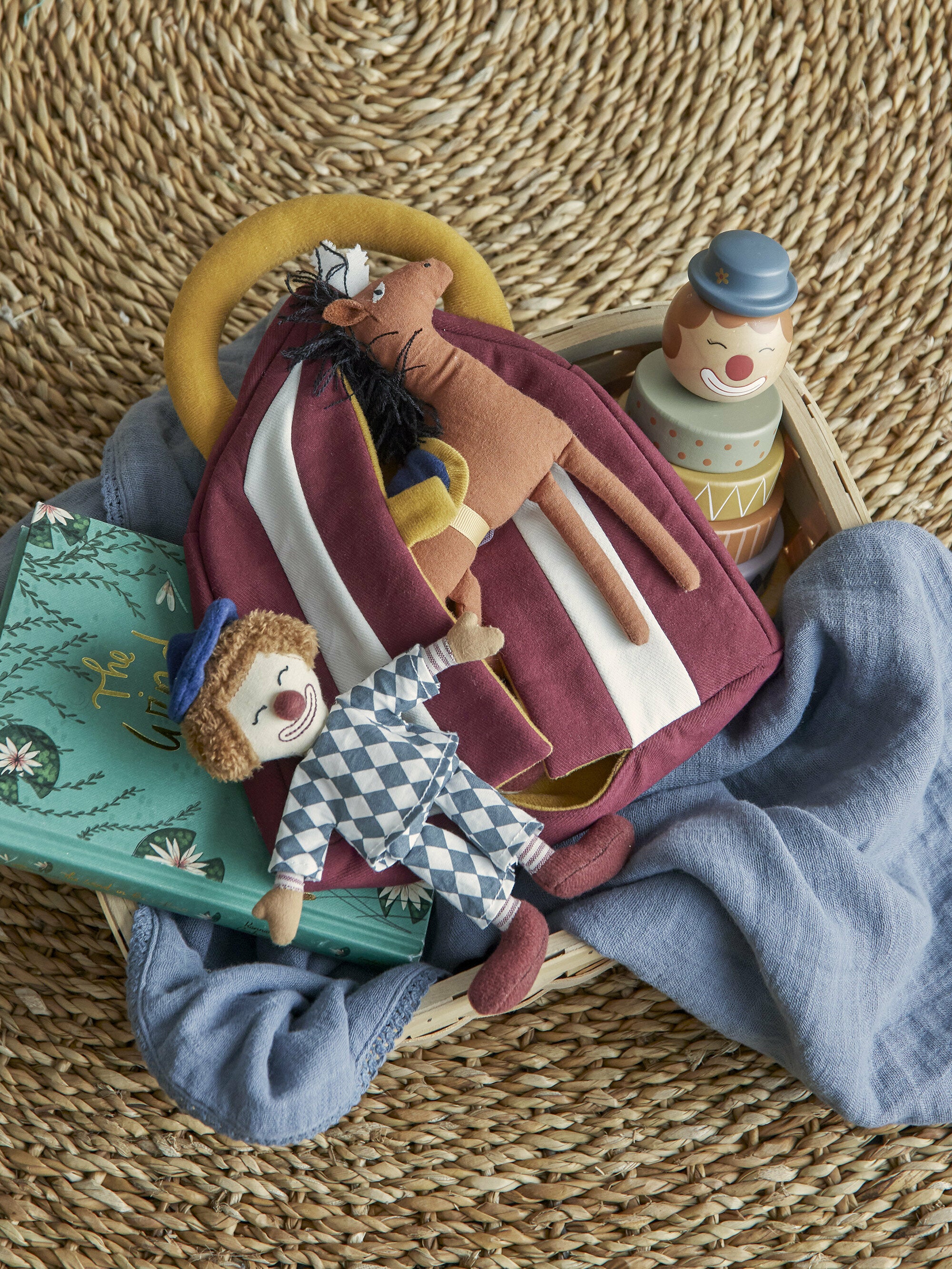 Jouet doux Theobald Rouge Coton - Bloomingville Mini — 299117.jpg