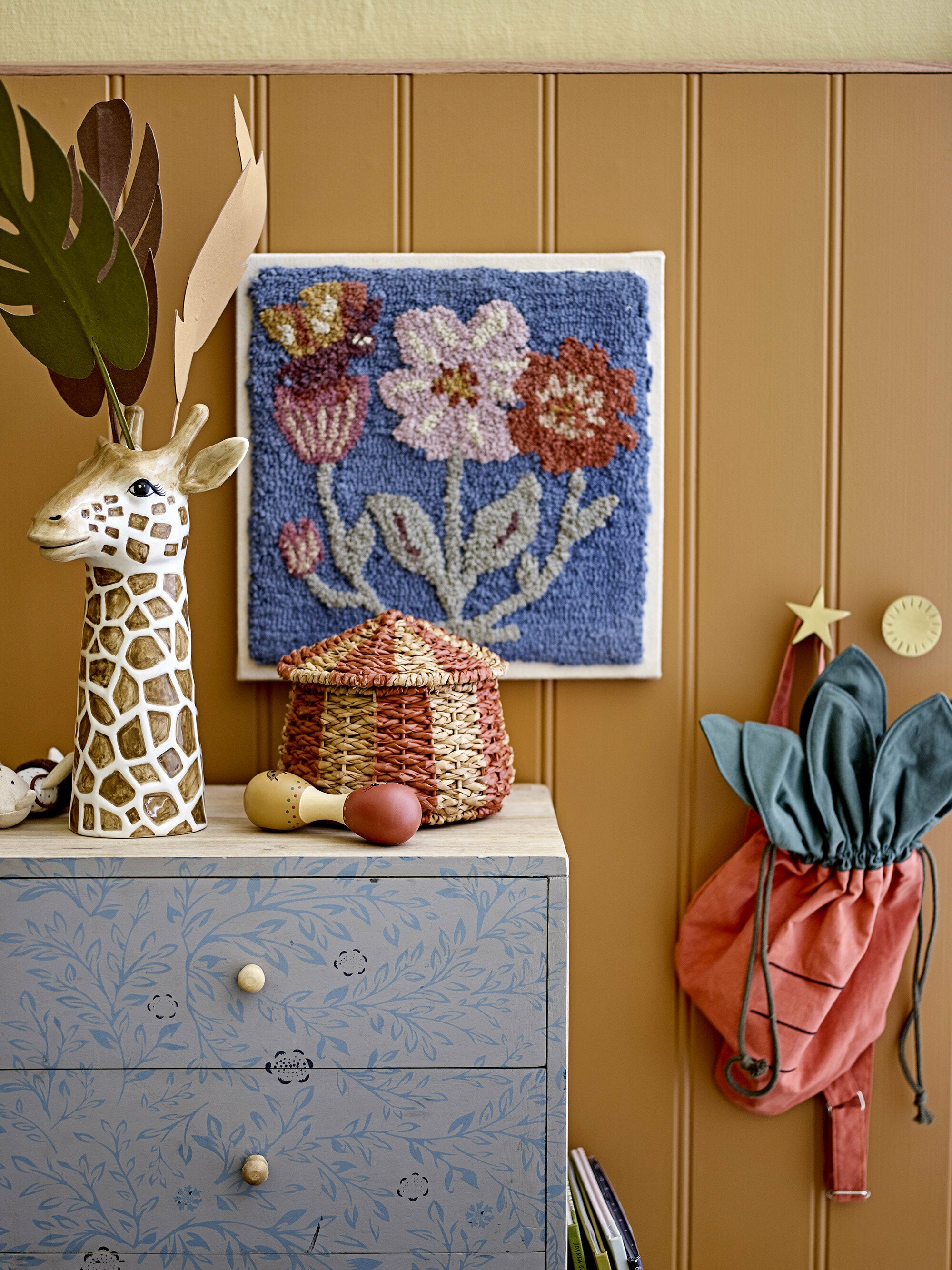 Alazar Deco Vase Céramique Marron - Bloomingville Mini — 299435.jpg