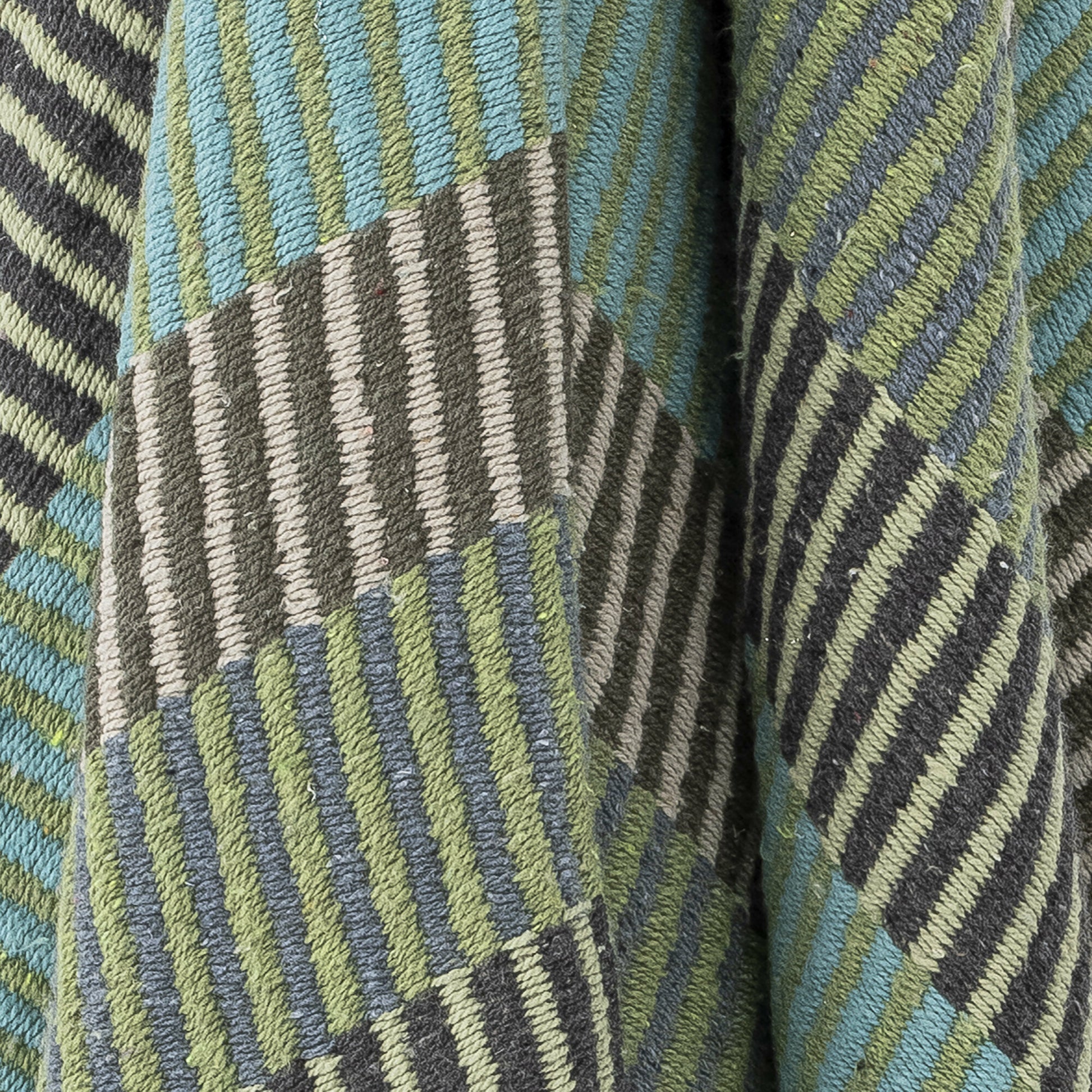 Plaid Isnel Coton recyclé bleu - Bloomingville — 299720.jpg