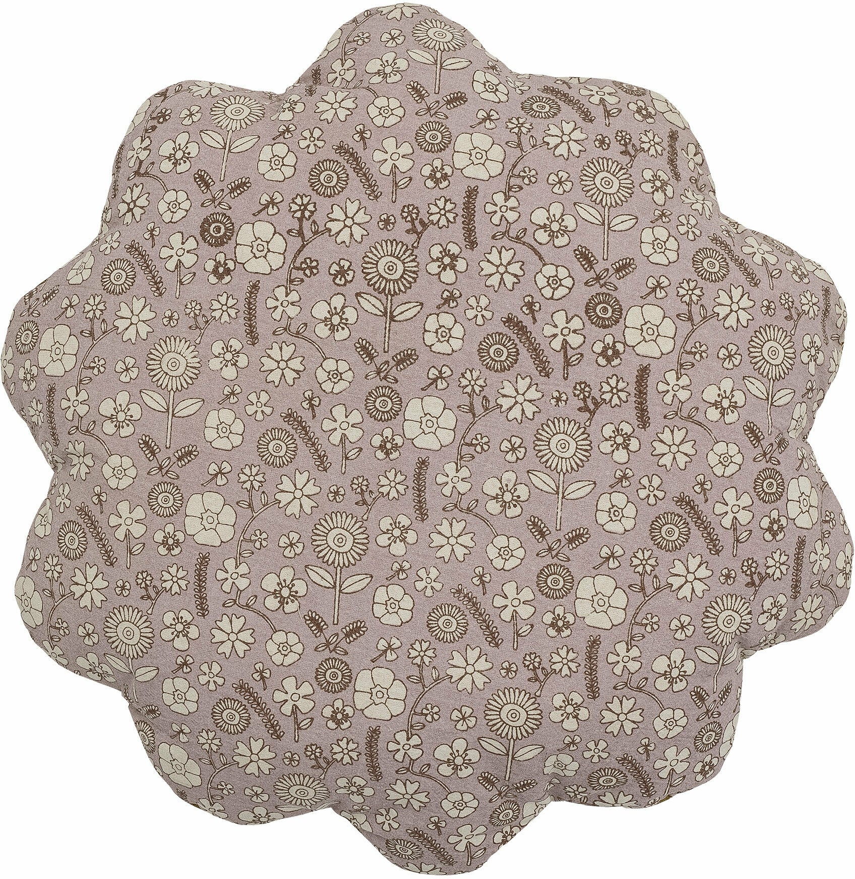 Coussin Madlen Coton Marron - Bloomingville Mini — 299752.jpg