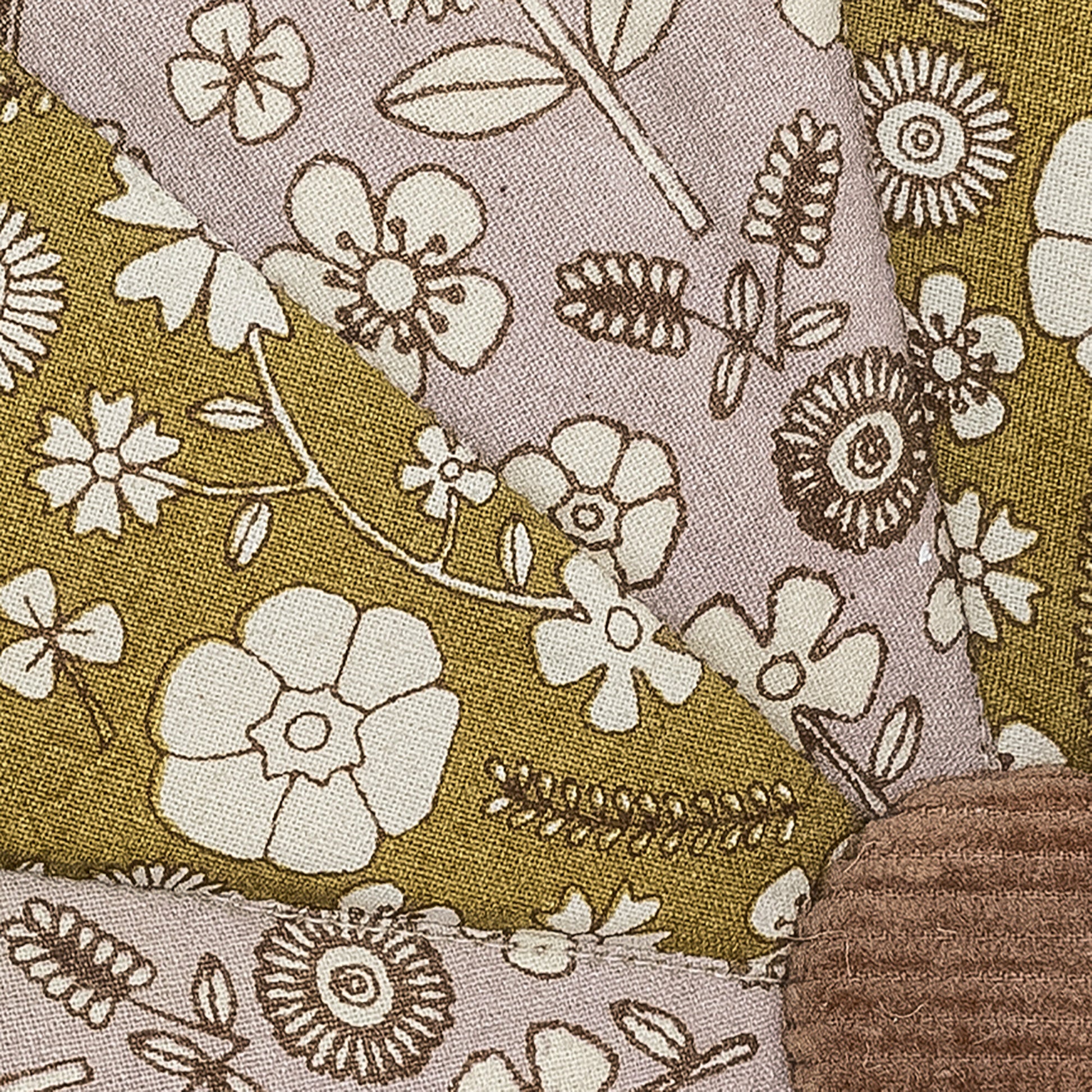 Coussin Madlen Coton Marron - Bloomingville Mini — 299753.jpg