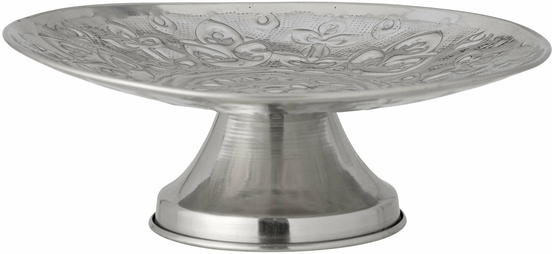 Litha Plateau à Gâteaux Métal Argent - Bloomingville — 299798.jpg
