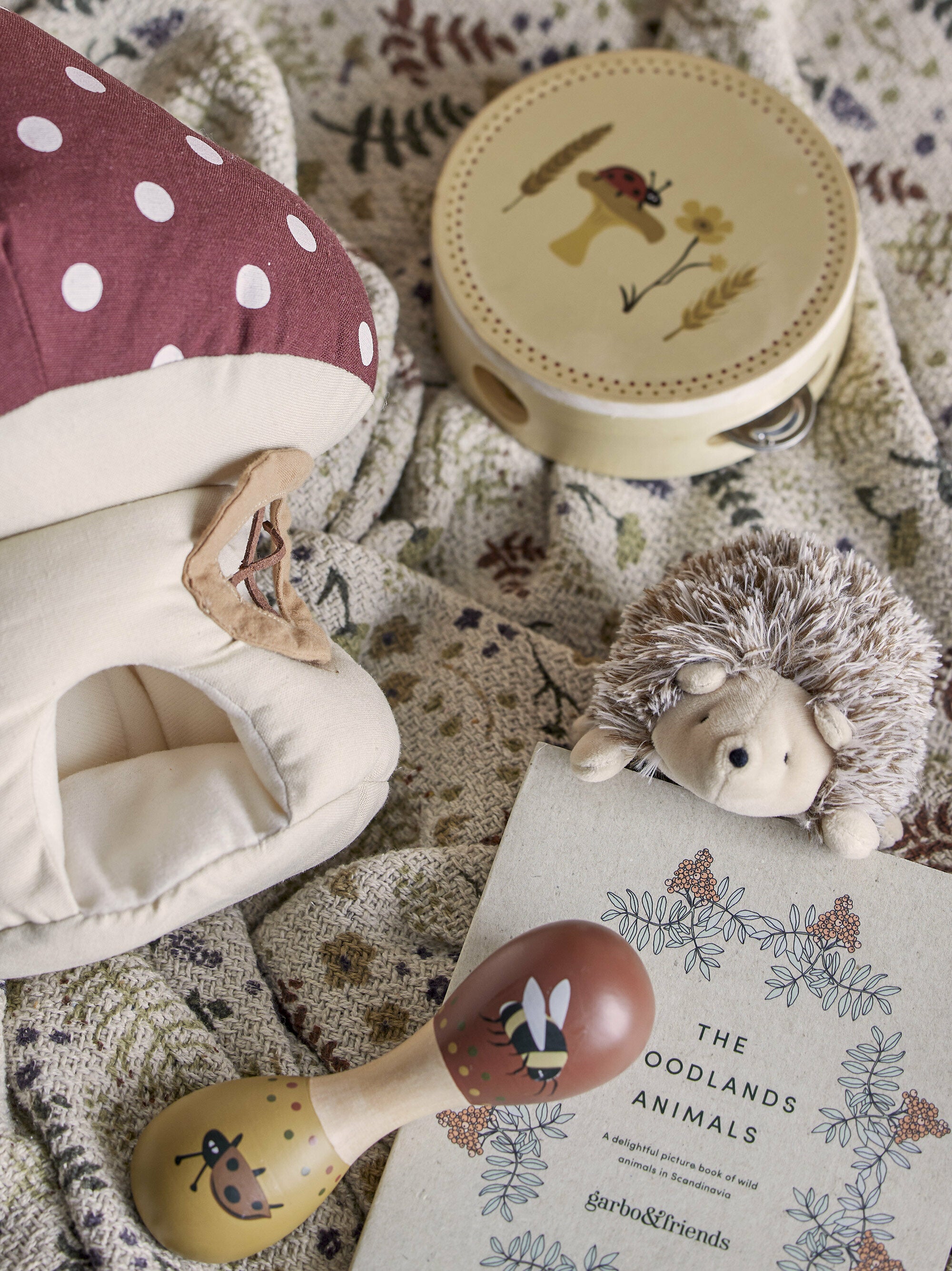 Gaston Jouet Doux Lin Rouge - Bloomingville Mini — 299913.jpg