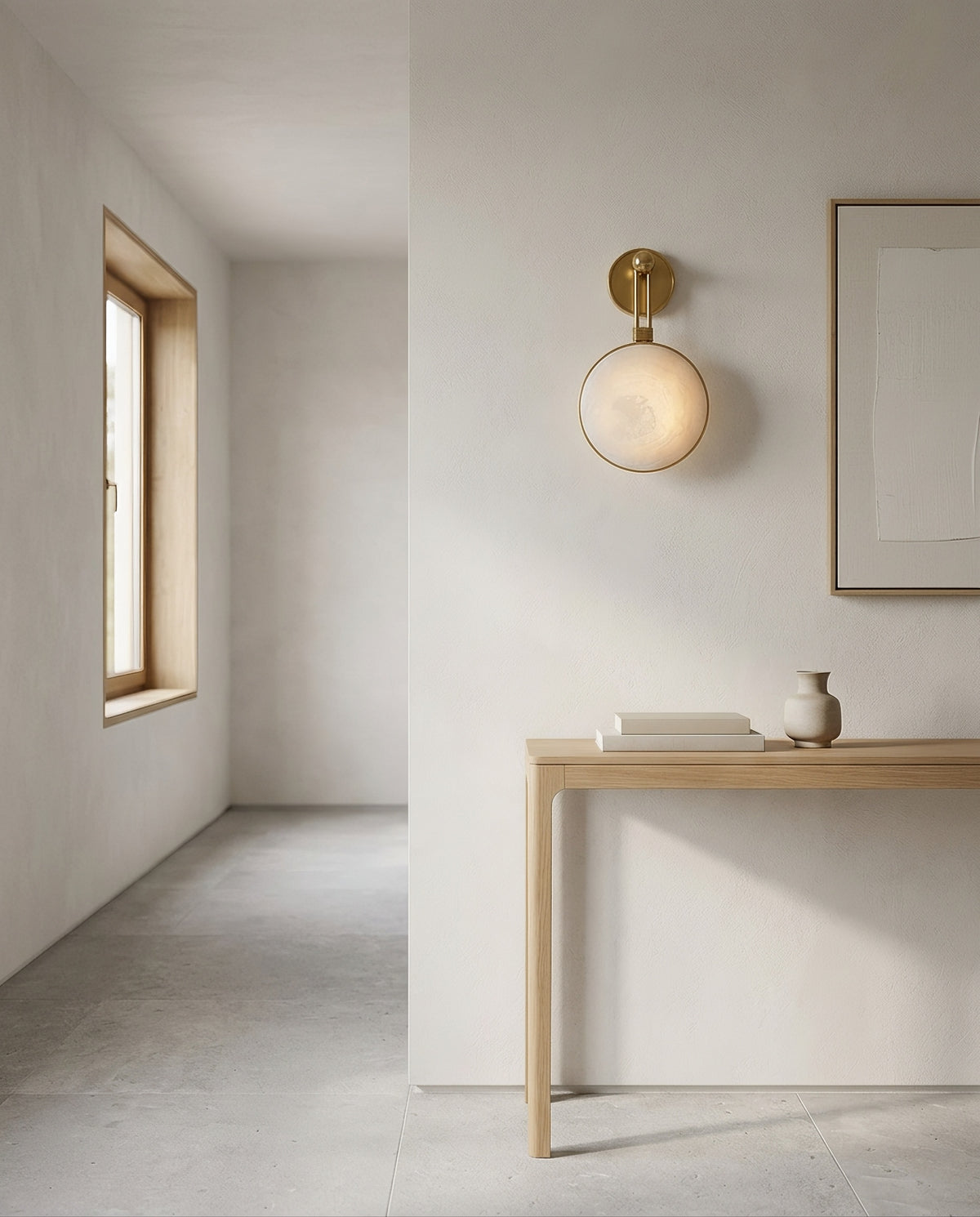 Applique murale en laiton laiton ancien 25x43cm Ares - Corbett Lighting en situation
