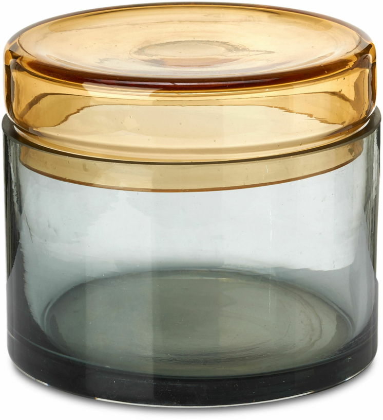 3 Bocaux en verre gris et beige Chic - Pols Potten - The Cool Republic