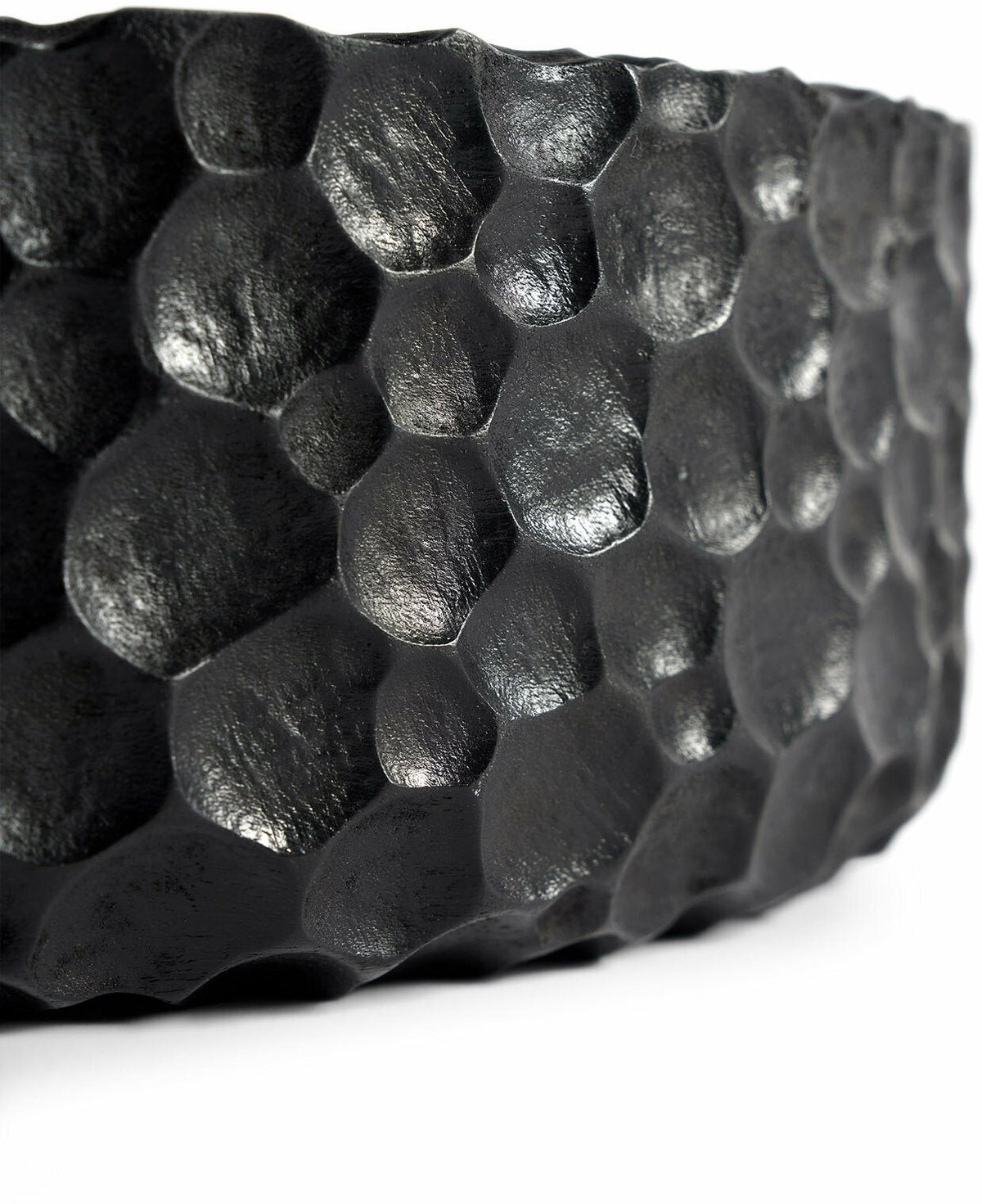 3 Corbeilles en acajou noir Chopped - Ethnicraft Accessories - The Cool Republic
