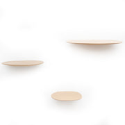 3 Étagères en céramique beiges Isola - Moustache - The Cool Republic