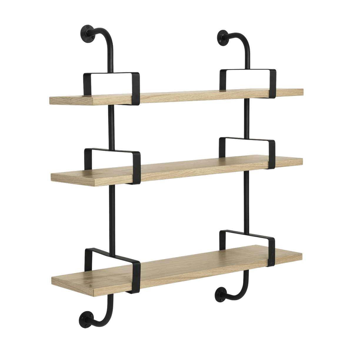 3 shelves in lacquered oak 95 cm Demon Shelf - Gubi - The Cool Republic
