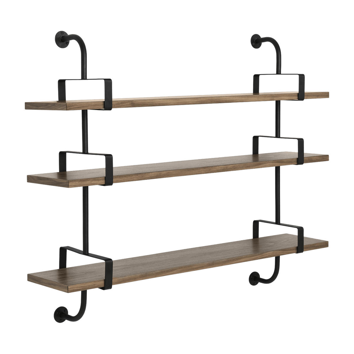 3 étagères en noyer 155 cm Démon Shelf - Gubi - The Cool Republic