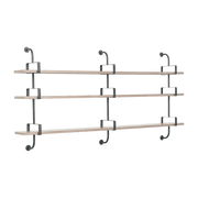 3 étagères en noyer 215 cm Démon Shelf - Gubi - The Cool Republic