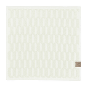 3 Mini-serviettes de toilette blanc cassé 30 x 30 cm Geo - Mette Ditmer - The Cool Republic