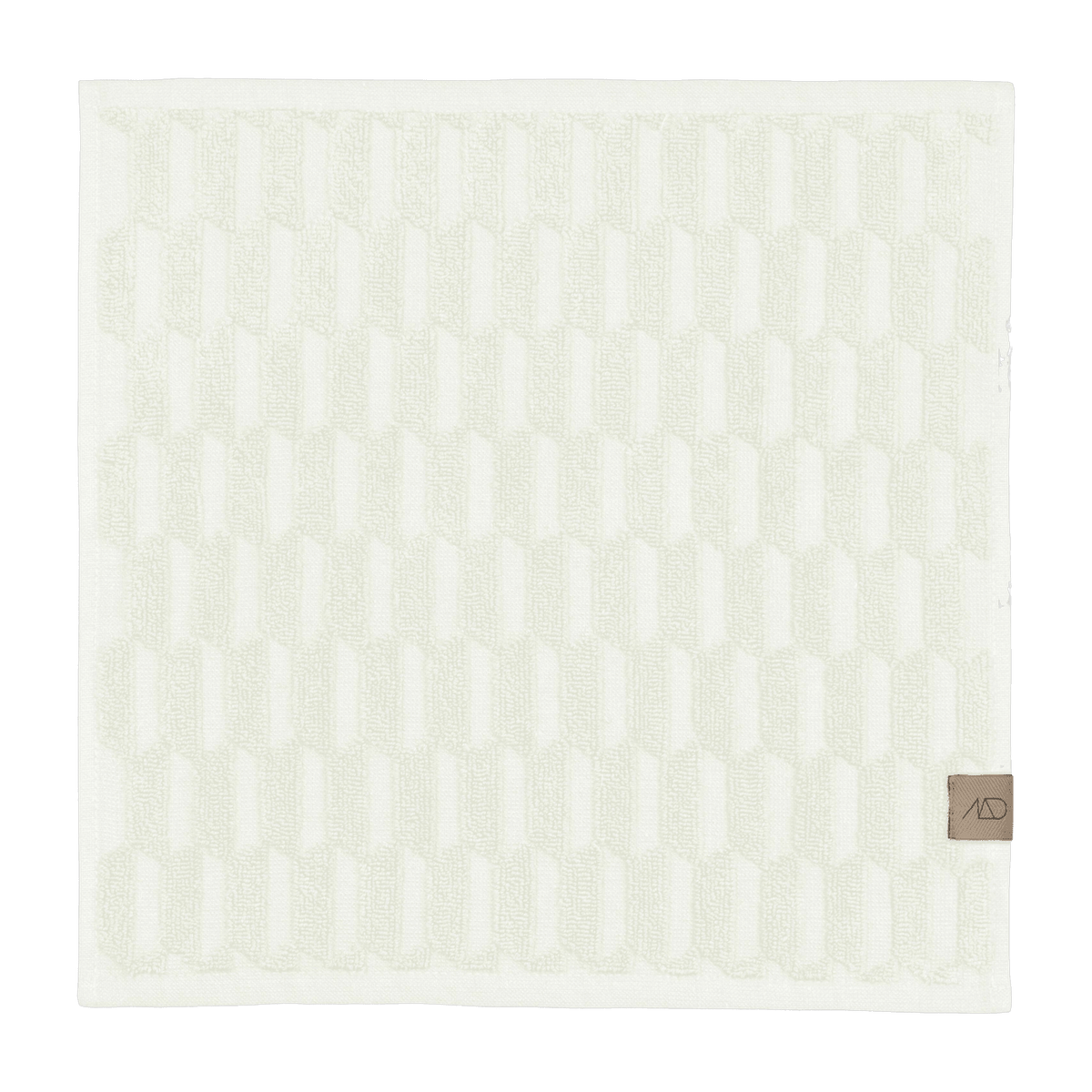 3 Mini-serviettes de toilette blanc cassé 30 x 30 cm Geo - Mette Ditmer - The Cool Republic