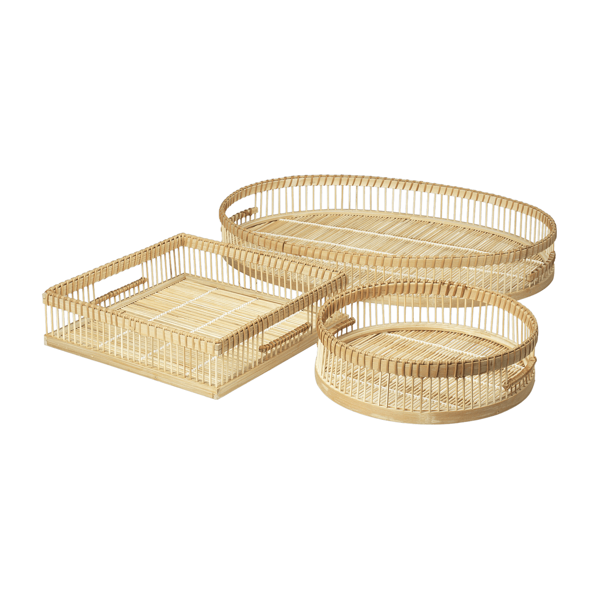 3 Paniers en rotin naturel Taro - Broste Copenhagen - The Cool Republic