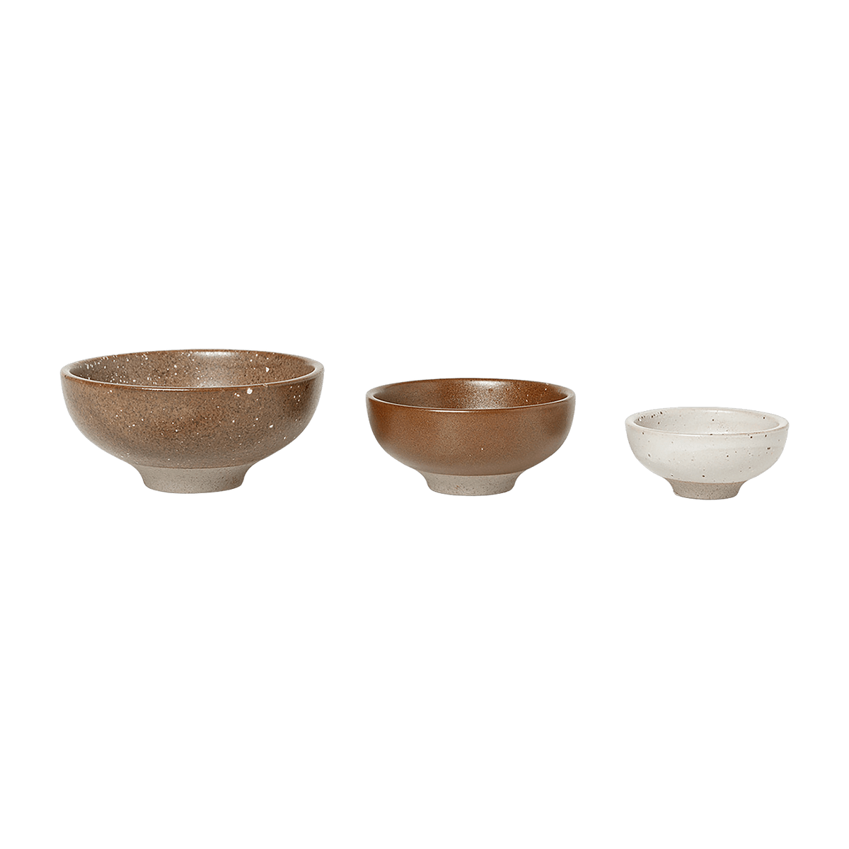 3 petits bols en porcelaine - Ferm Living - The Cool Republic