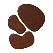 3 Cairn Dark Brown Cutting Boards - Ferm Living - The Cool Republic