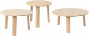 3 tables basses en chêne Alle - Hem - The Cool Republic