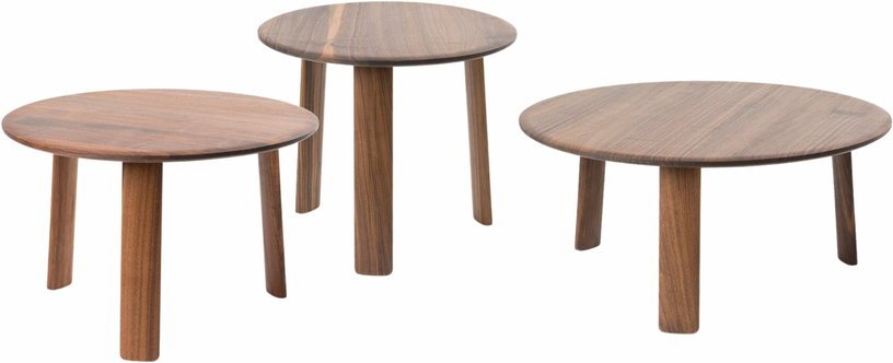 3 tables basses en noyer Alle - Hem - The Cool Republic